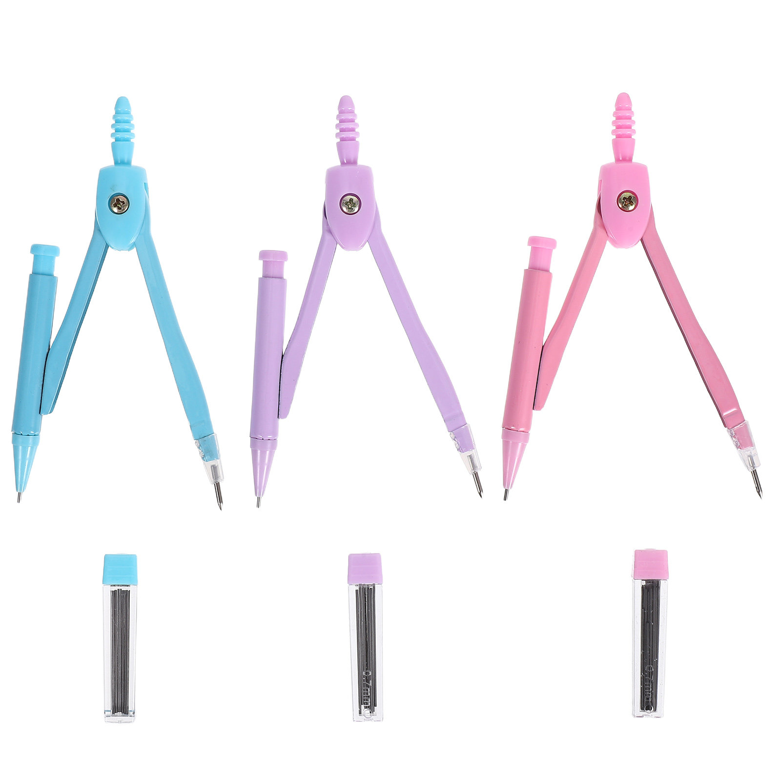 Math Geometry Set With Compass - Set di Compassi in Metallo per