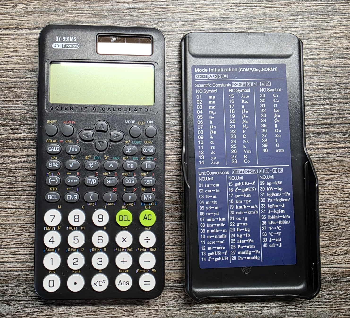 Scientific Calculator For Secondary School - Calcolatrice scientifica scolastica 991MS 401 Funzioni