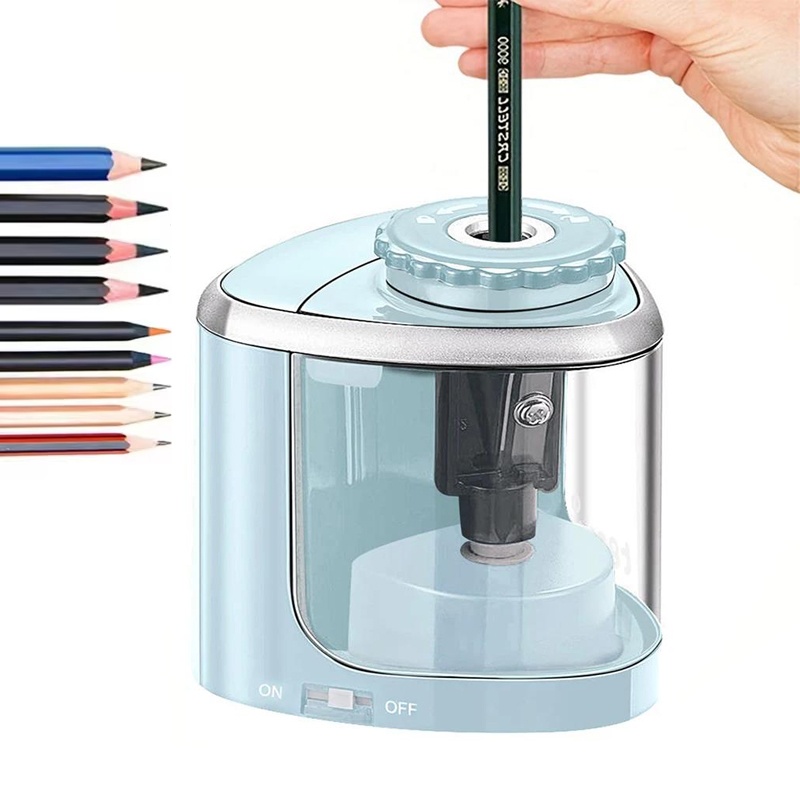 Electric Pencil Sharpener Usb - Temperino Elettrico Automatico per Matite 6-8mm,
