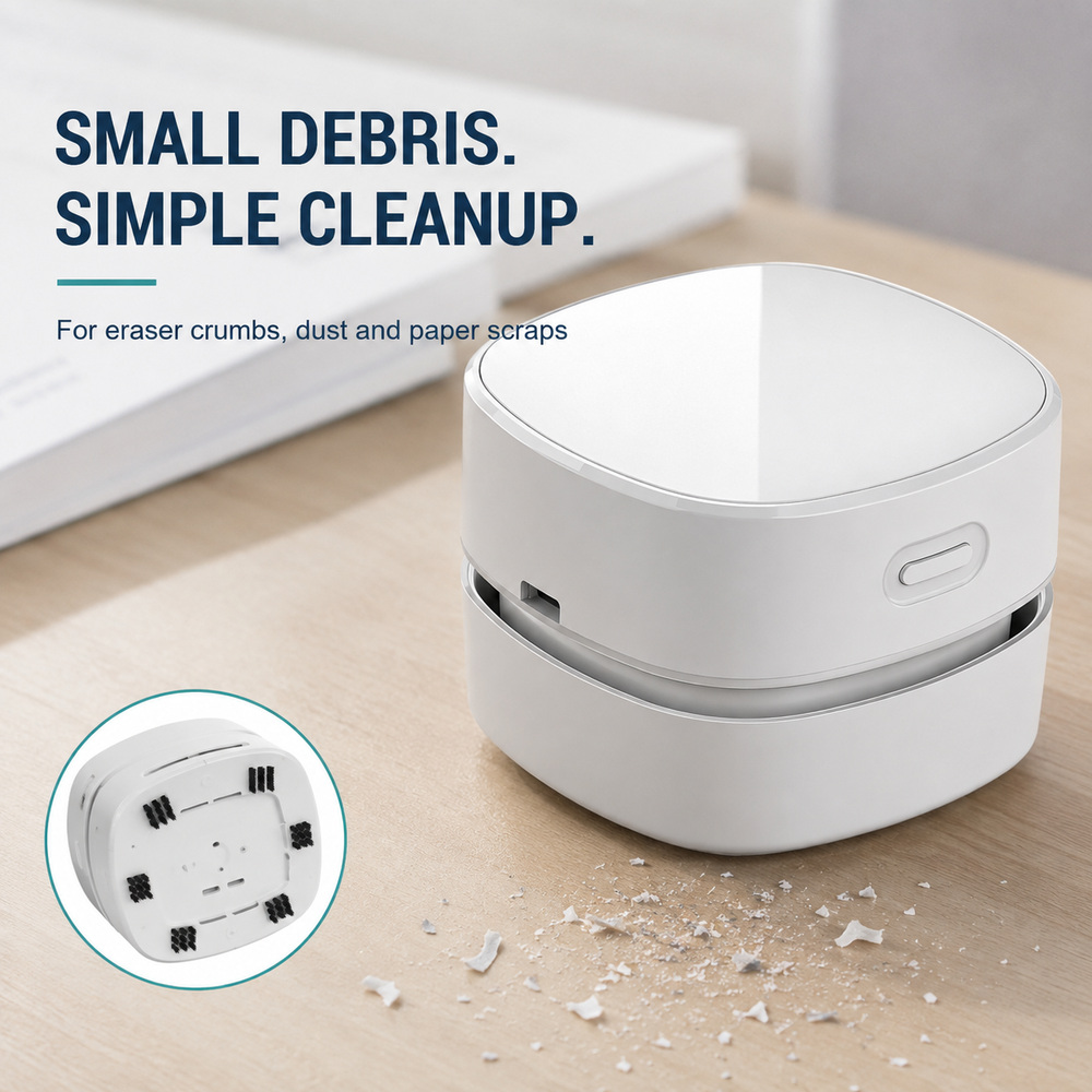 Mini Aspirapolvere da Scrivani - Mini Desktop Vacuum Cleaner For Eraser Dust recensione e prezzo