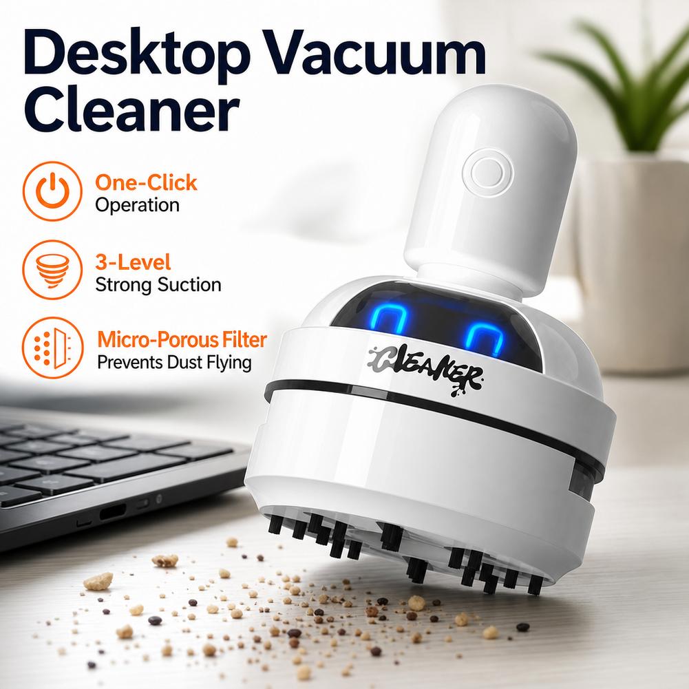 Mini Aspirapolvere Portatile S - Mini Desktop Vacuum Cleaner For Eraser Dust recensione e prezzo
