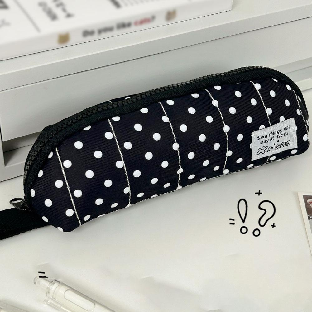 Astuccio Estetico a Pois Porta - Aesthetic Large Pencil Case Pouch recensione e prezzo