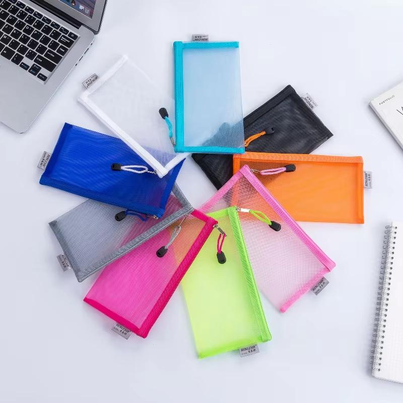 NUOVO Astuccio Trasparente in  - Clear Mesh Pencil Pouch For Exam recensione e prezzo