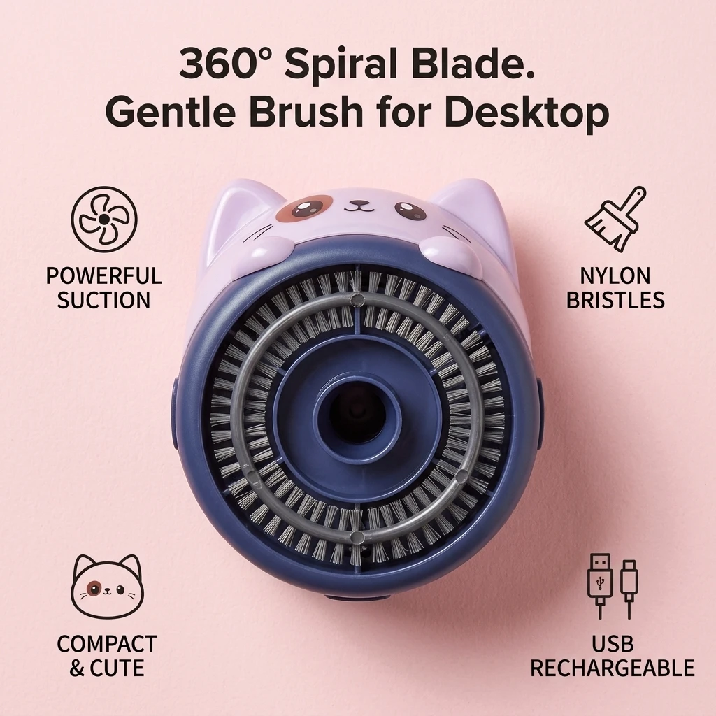 Aspirapolvere da Scrivania Min - Mini Desktop Vacuum Cleaner For Eraser Dust recensione e prezzo