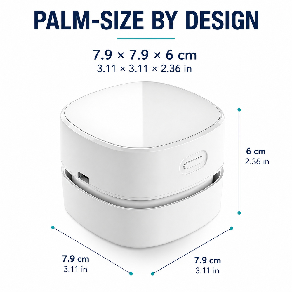 Aspirapolvere da tavolo portat - Mini Desktop Vacuum Cleaner For Eraser Dust recensione e prezzo