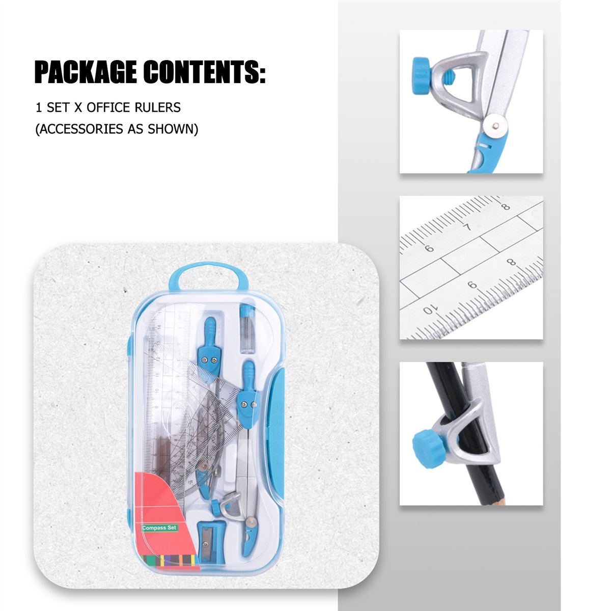 Set di Compassi Geometrici MAL - Math Geometry Set With Compass recensione e prezzo