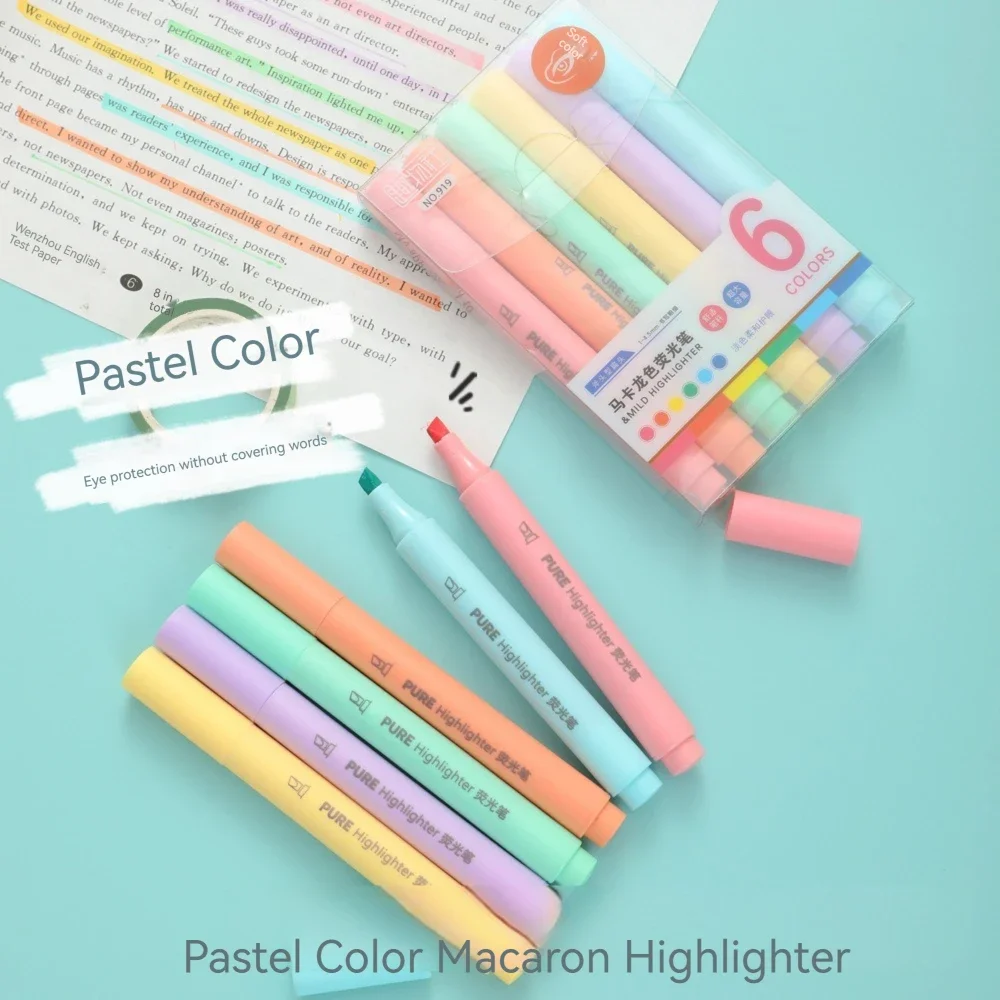 Evidenziatori pastello da 6 pe - Pastel Highlighter Set Double Ended recensione e prezzo