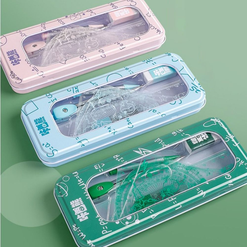 Set di 8 Pezzi Multifunzionale - Math Geometry Set With Compass recensione e prezzo