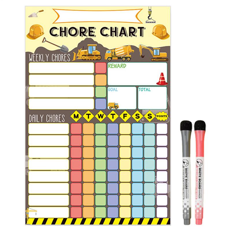 Grafico dei lavori magnetici P - Kids Magnetic Reward Chart Board recensione e prezzo