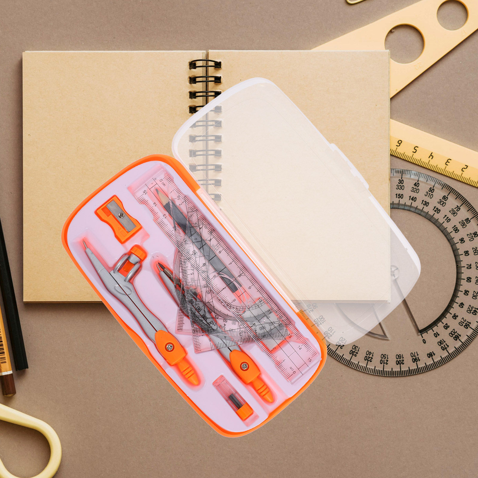 Set di strumenti in lega di pl - Math Geometry Set With Compass recensione e prezzo