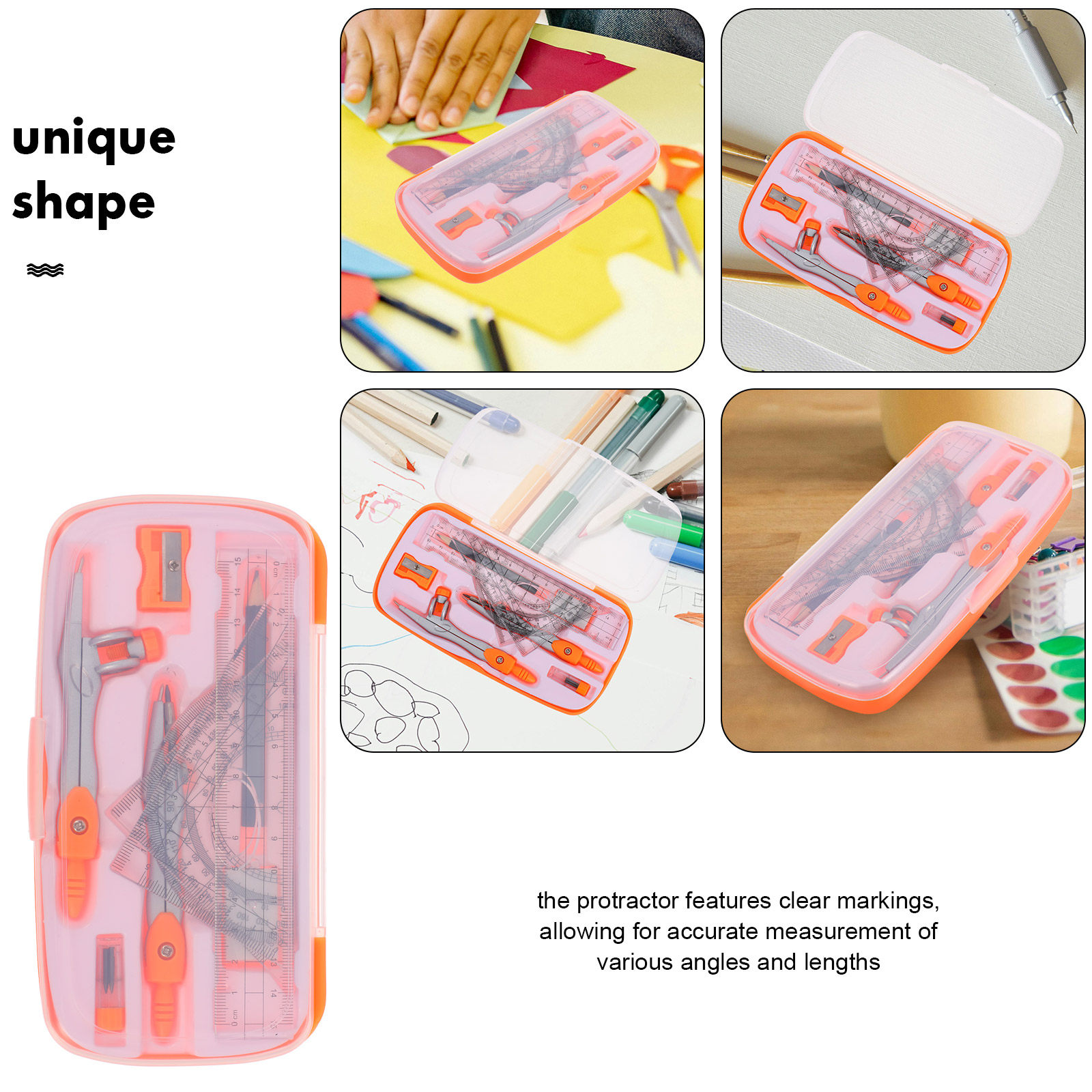 Set di strumenti in lega di pl - Math Geometry Set With Compass recensione e prezzo