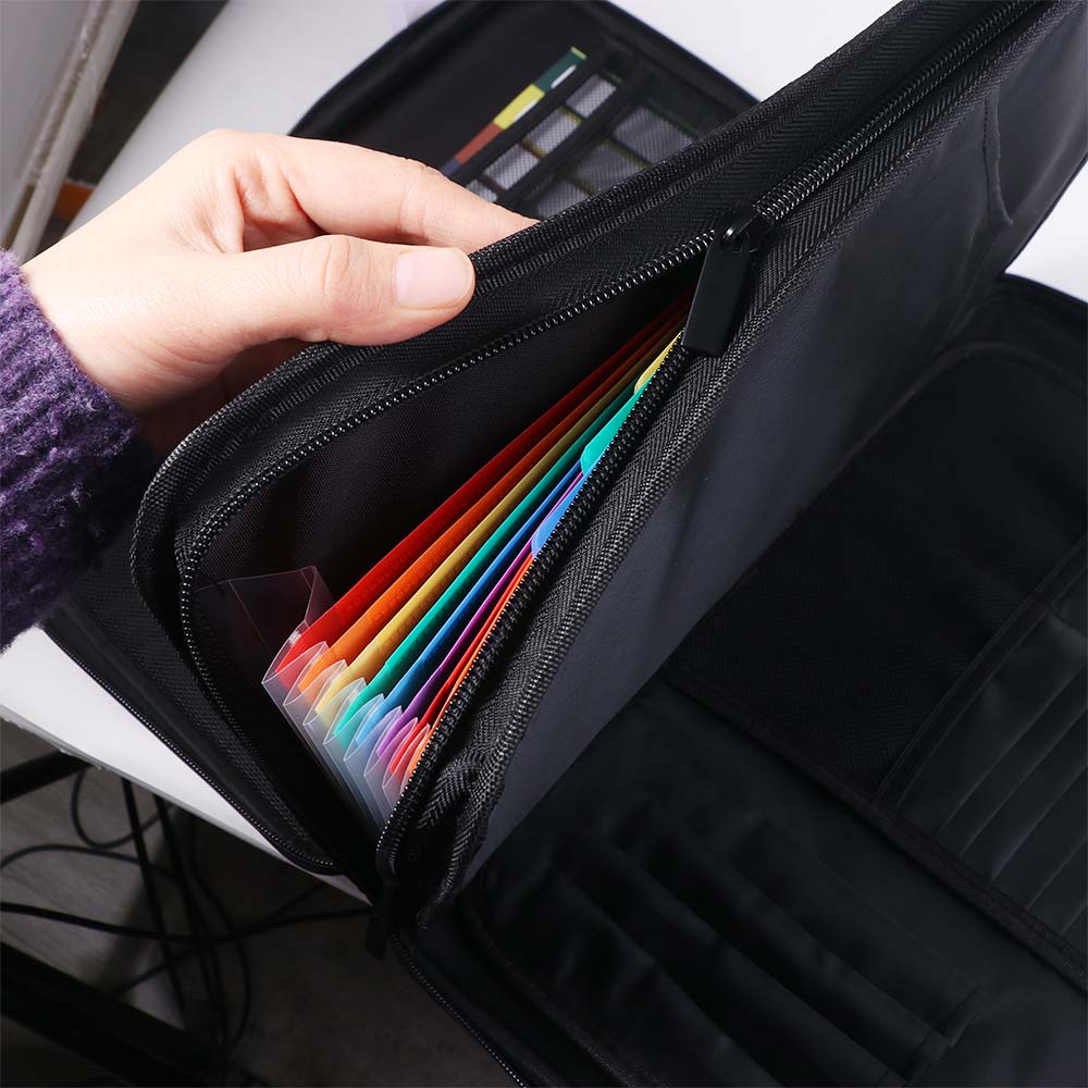 Scatola Portadocumenti Ignifug - Expandable Accordion File Folder 13 Pockets recensione e prezzo